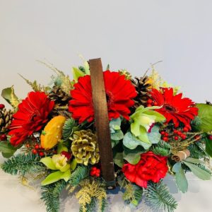 Christmas Basket Arrangement